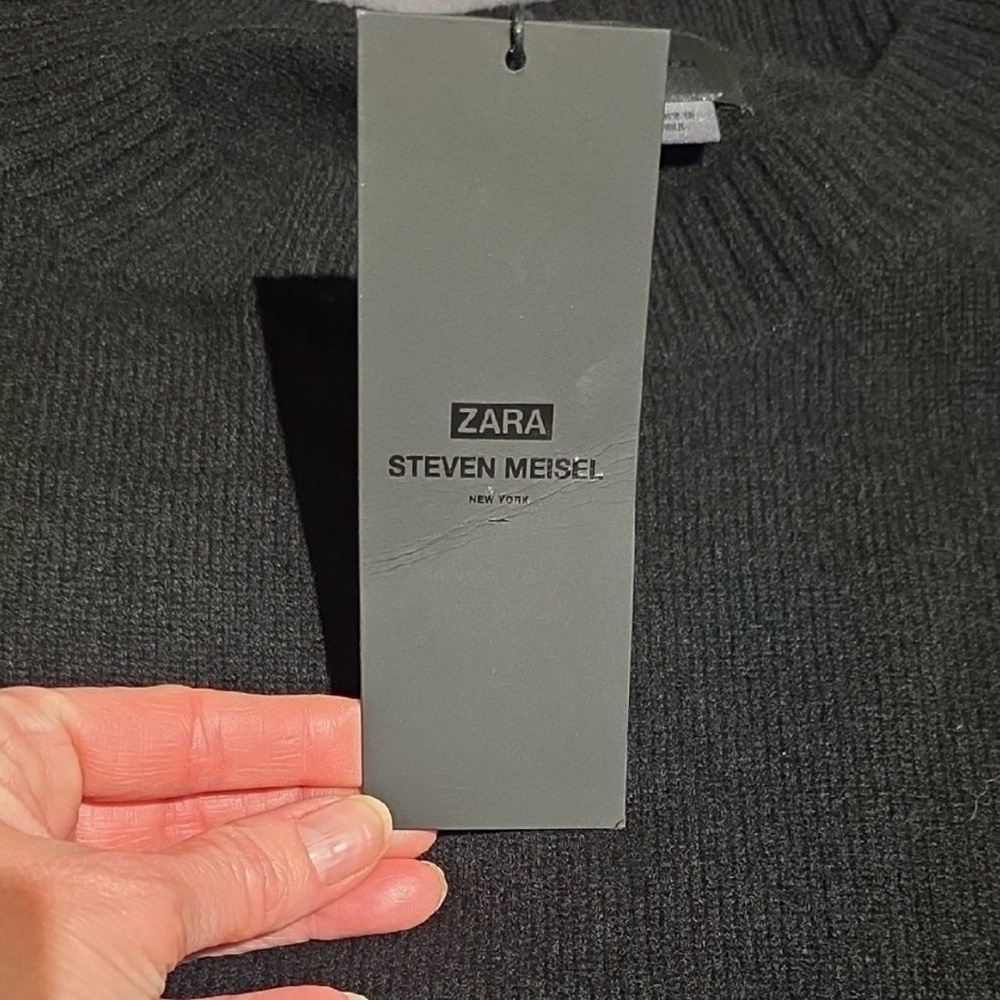 Zara Men's Cashmere  Sweater NWT - Picture 4 of 13